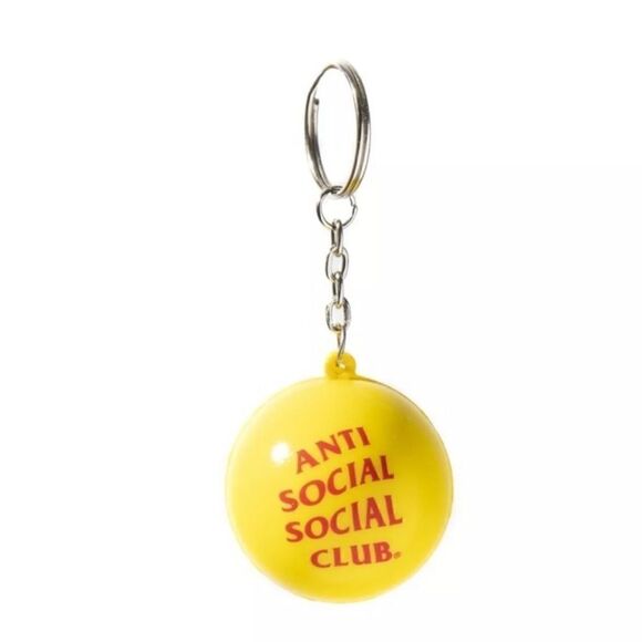 ASSC X Mooneyes Disco Ball Keychain Yellow - Anti Social Social Club - Picture 1 of 2